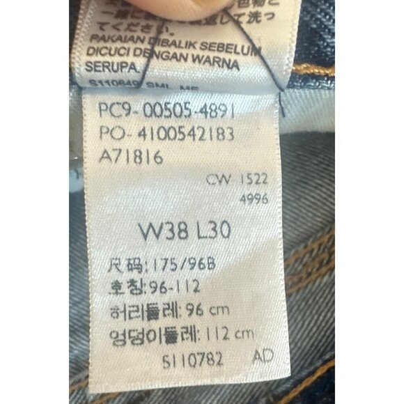 Levis Vintage 505 Regular Fit Mens Jeans W38 L30 Medium Wash Denim Classic Style - Picture 6 of 6